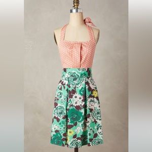 Anthropologie NWT Rare Printed Apron | Adult | 100% Cotton